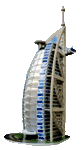 Burj Al Arab <Small>(Towers to Scale)</small>