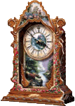 Thomas Kinkade Clock